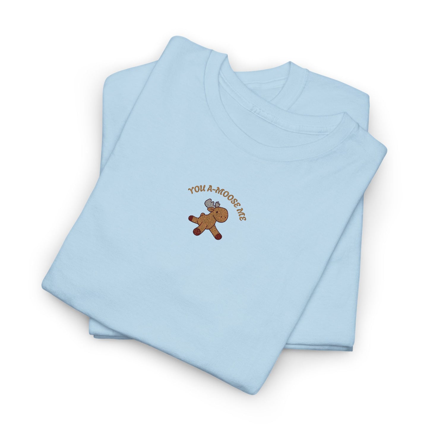 You A-Moose Me Embroidery Tshirt