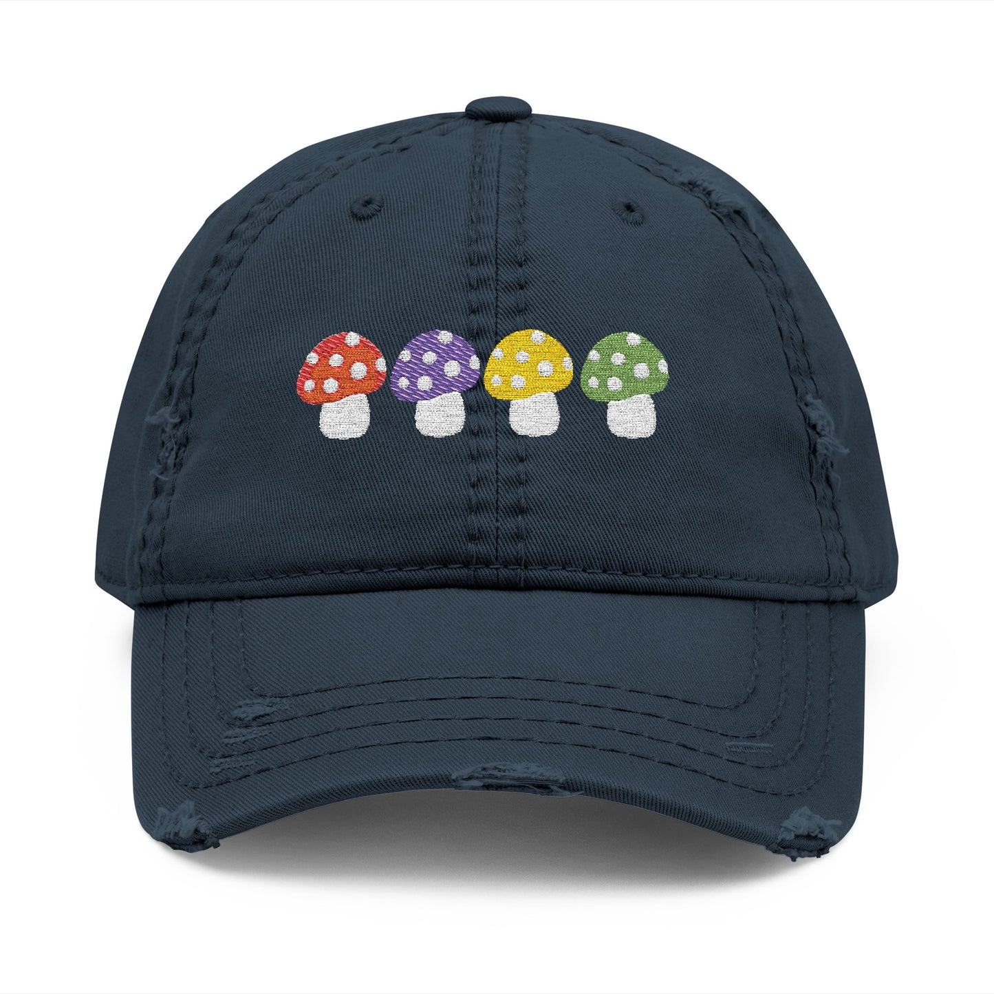 All Shroomies Embroidered Dad Hat (Distressed Style)