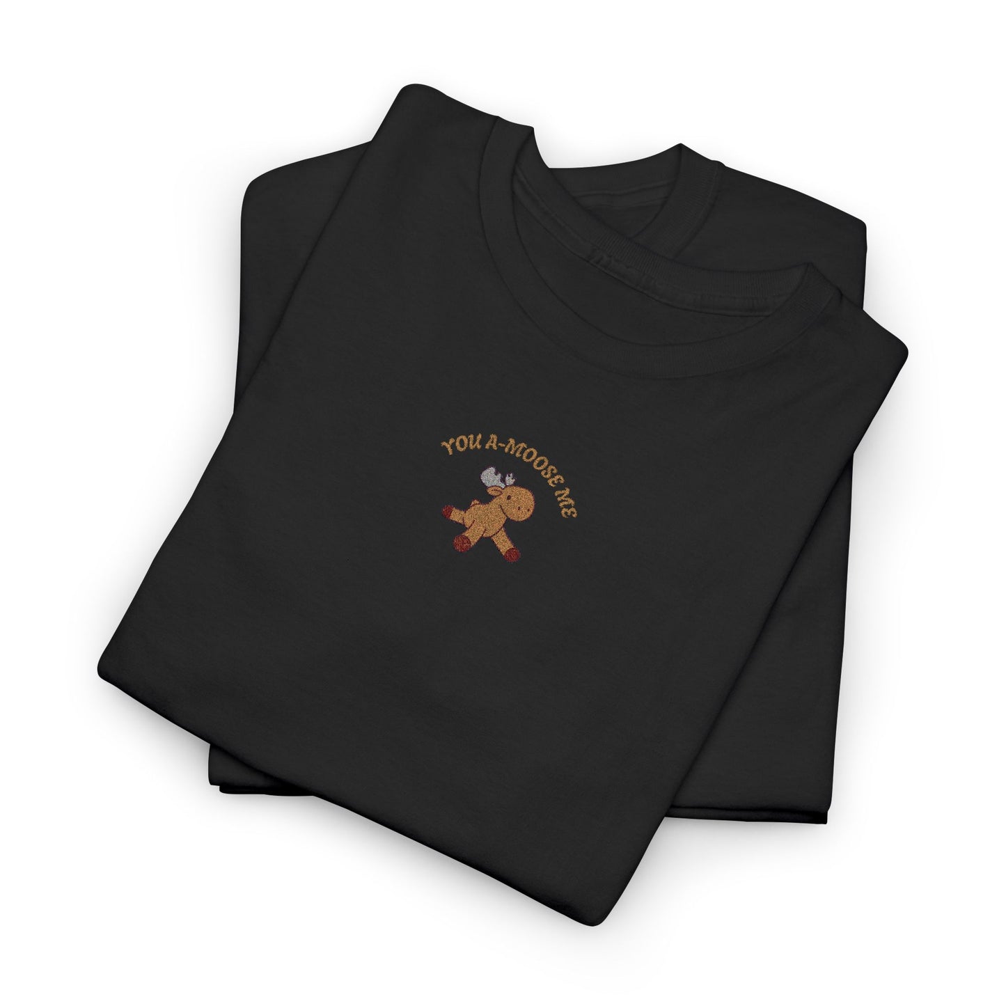 You A-Moose Me Embroidery Tshirt