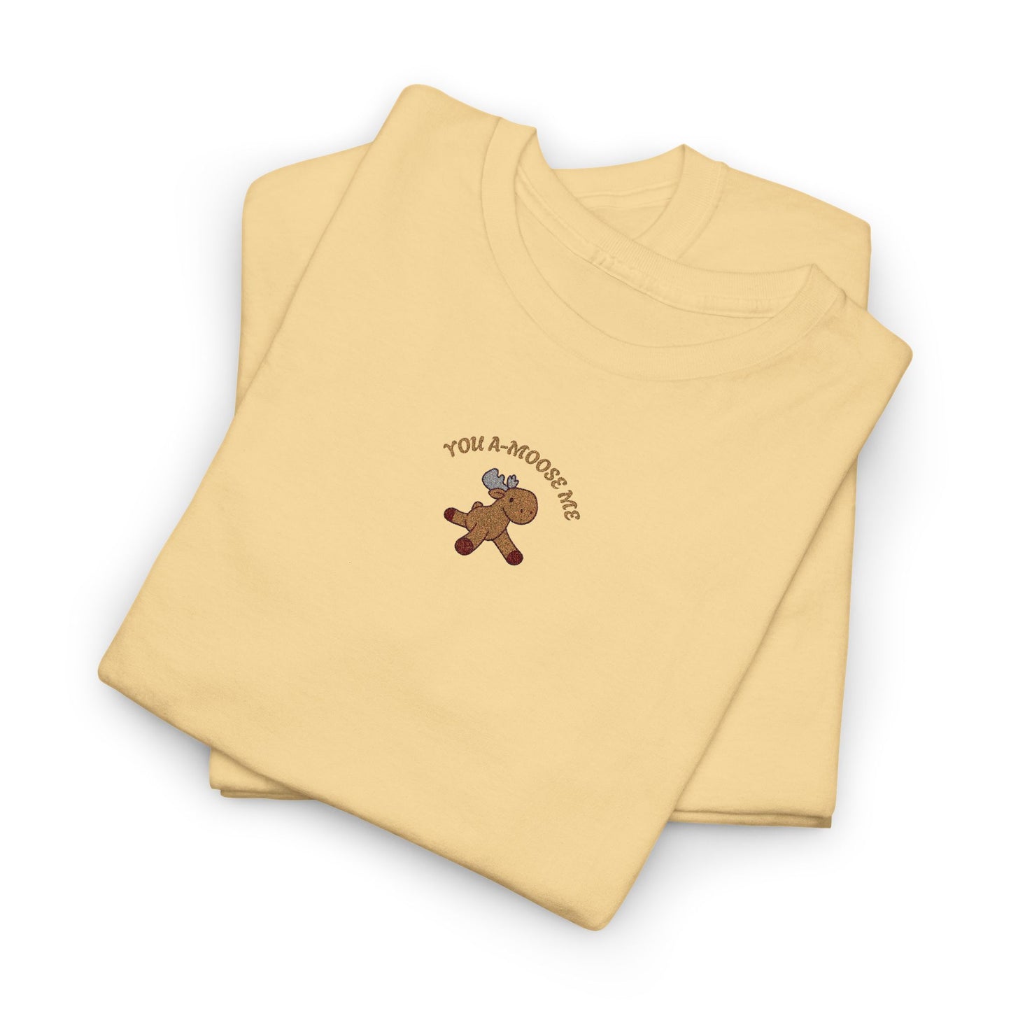 You A-Moose Me Embroidery Tshirt
