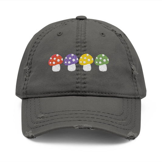 All Shroomies Embroidered Dad Hat (Distressed Style)