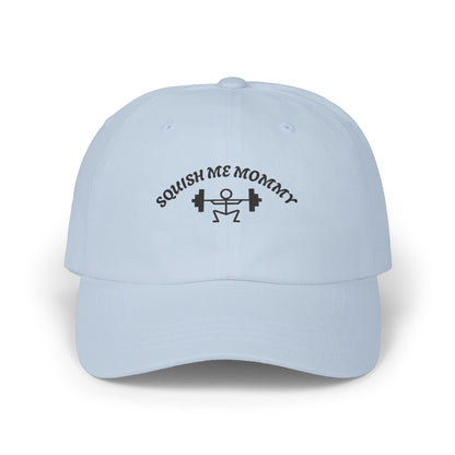 Squish Me Mommy Embroidery Hat