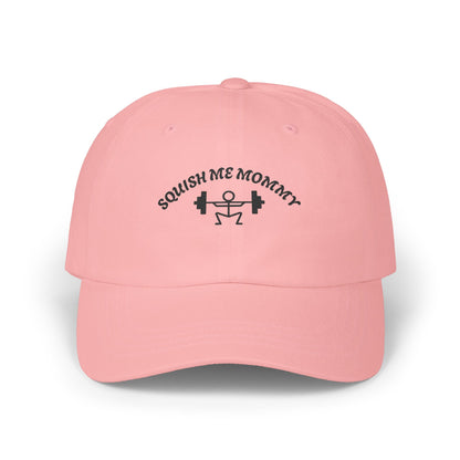 Squish Me Mommy Embroidery Hat