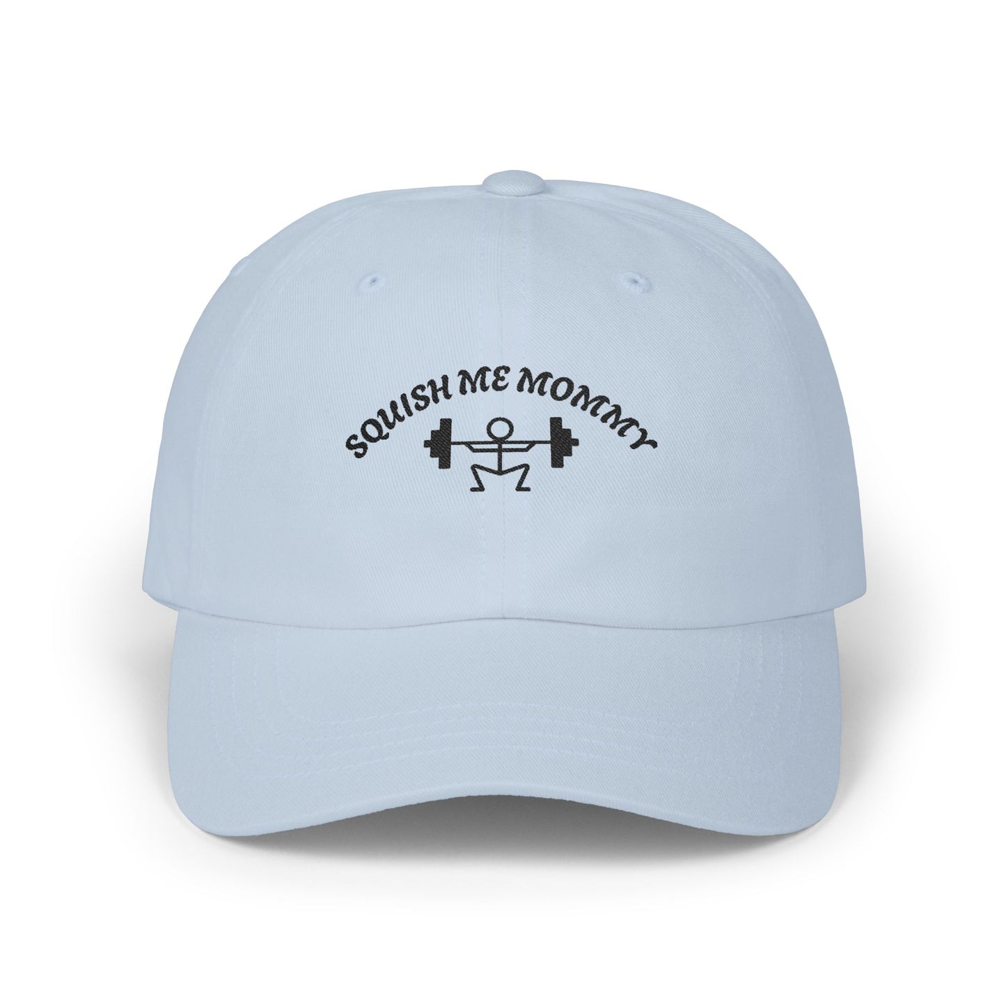Squish Me Mommy Embroidery Hat
