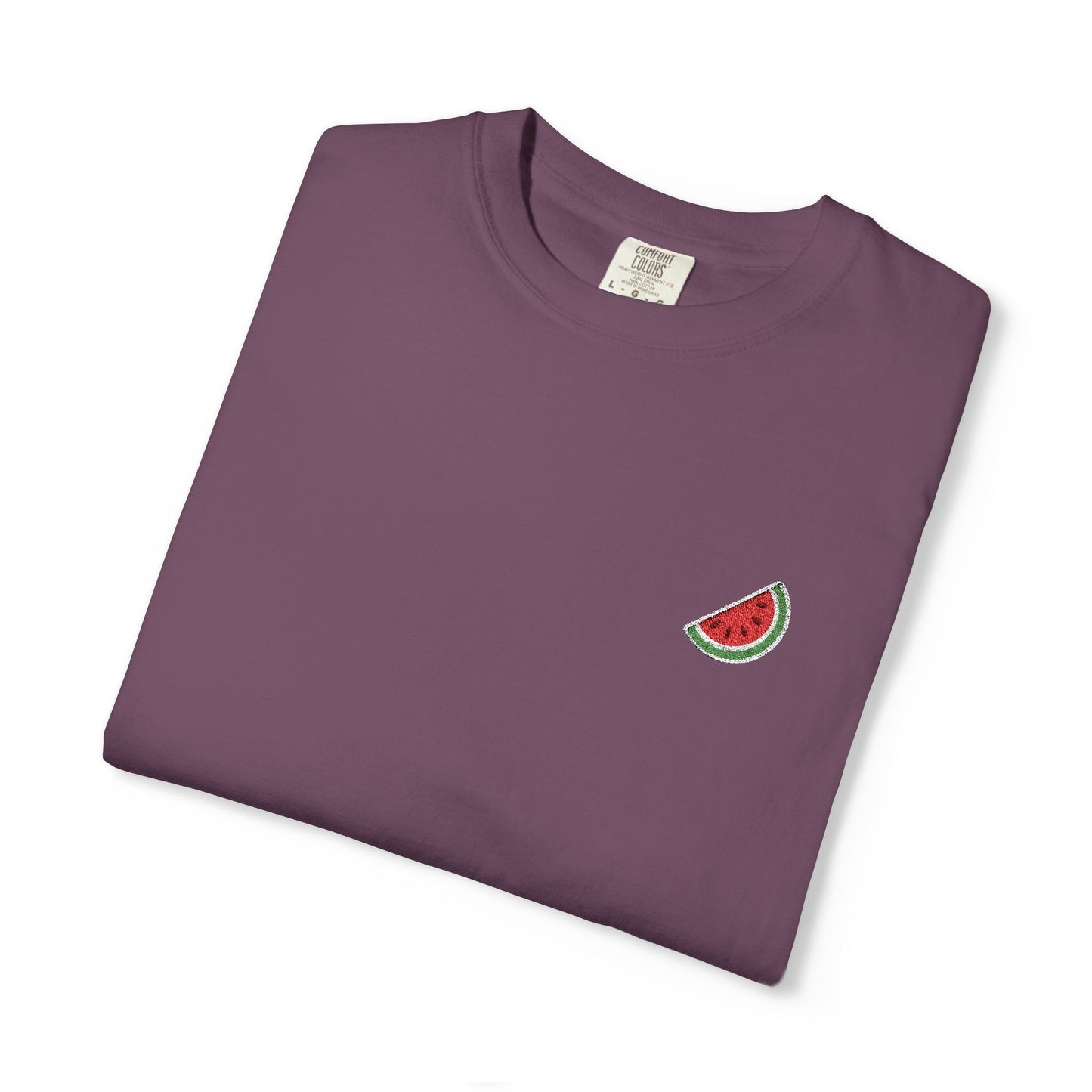 Watermelon Embroidery ComfortColors T