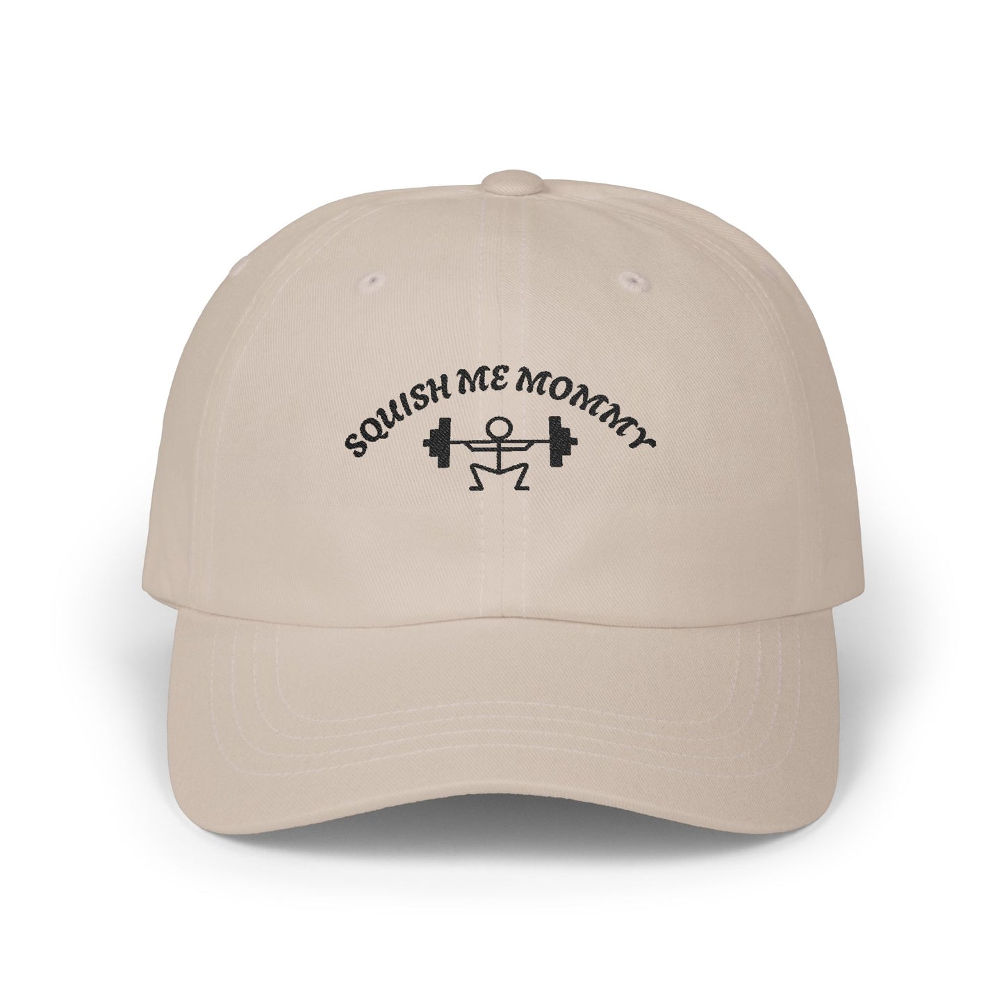 Squish Me Mommy Embroidery Hat
