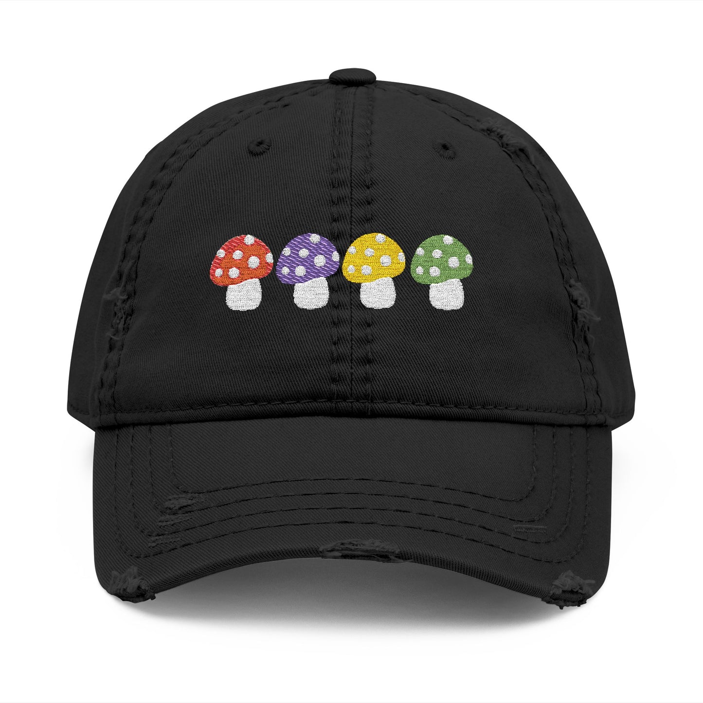 All Shroomies Embroidered Dad Hat (Distressed Style)