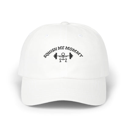 Squish Me Mommy Embroidery Hat