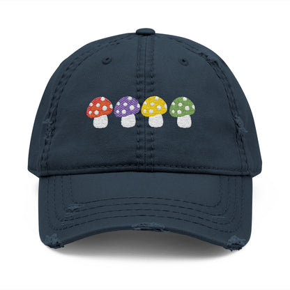 All Shroomies Embroidered Dad Hat (Distressed Style)