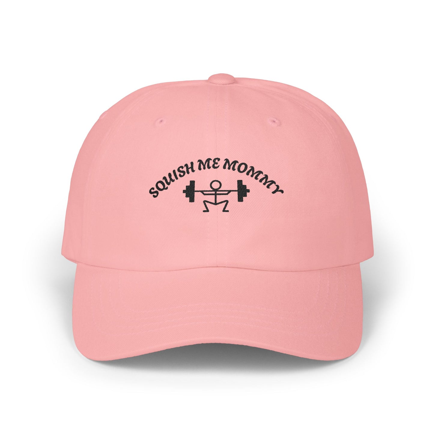 Squish Me Mommy Embroidery Hat
