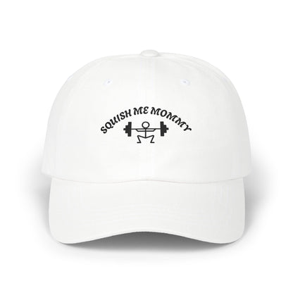 Squish Me Mommy Embroidery Hat