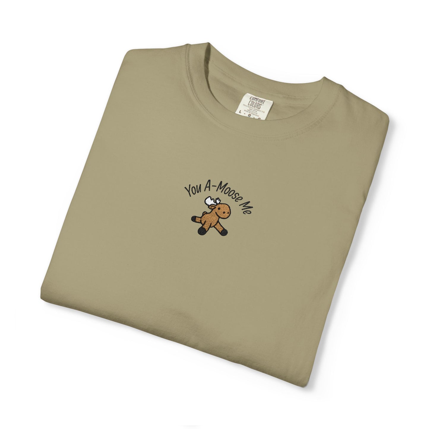 You A-Moose Me Embroidery Comfort Colors T