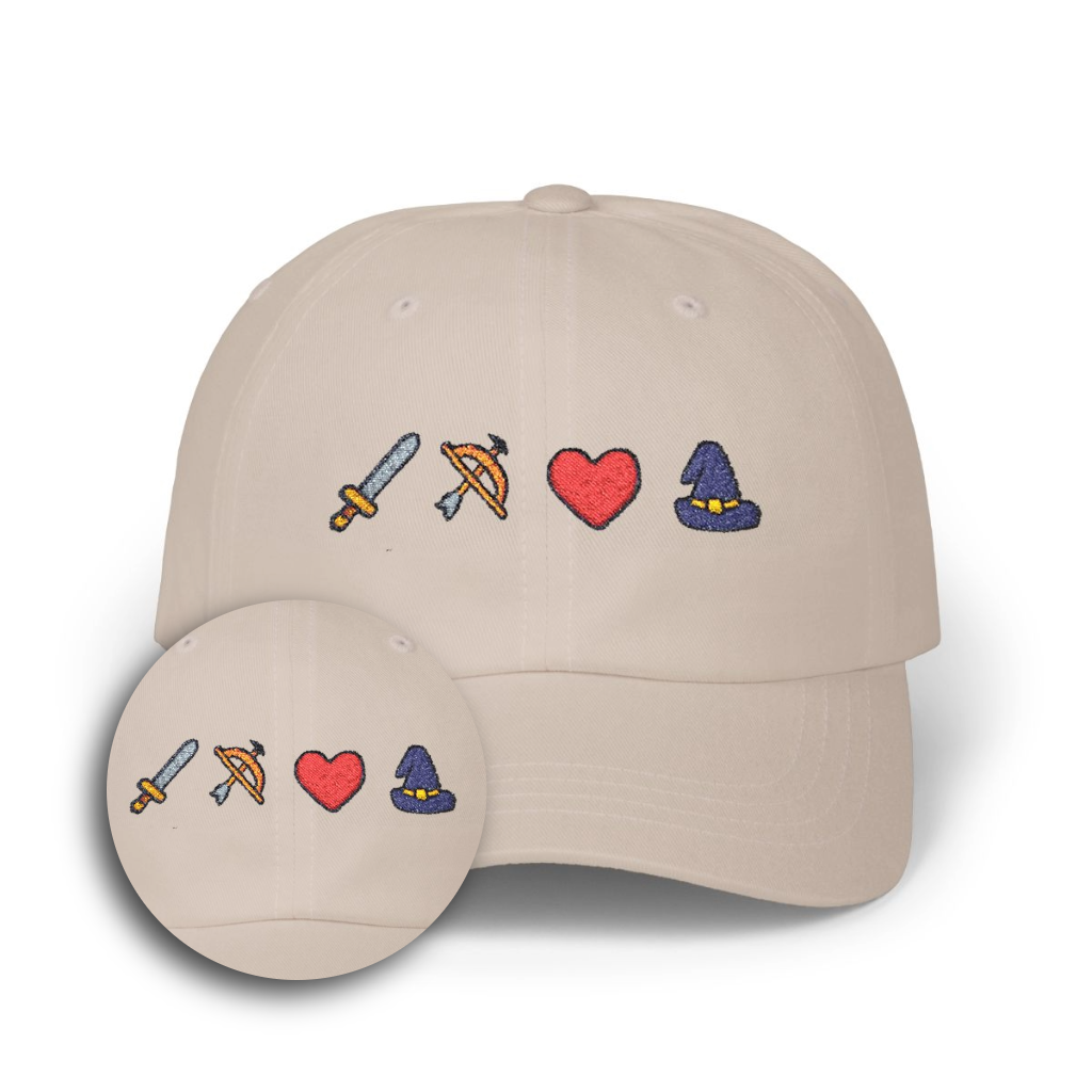 Charm Embroidery Hat
