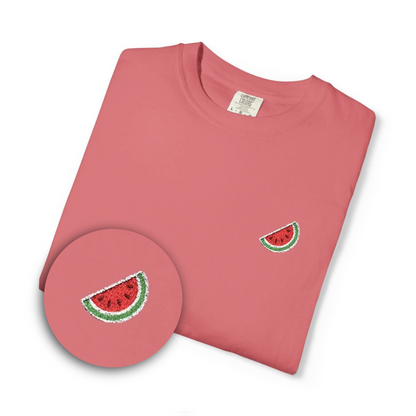 Watermelon Embroidery ComfortColors T